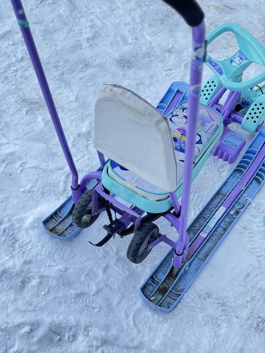 Снегокат в хорошем состоянии