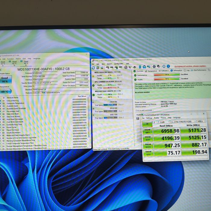 vand ssd 1tb m2 nvme format 2280 pciex 4.0 ca nou second hand