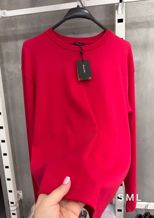 Лонгслив из 100% хлопка Massimo Dutti