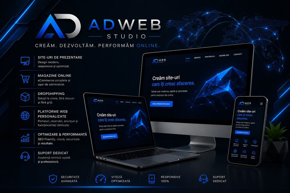 Creare Website Profesional | Magazine Online | Site-uri de Prezentare