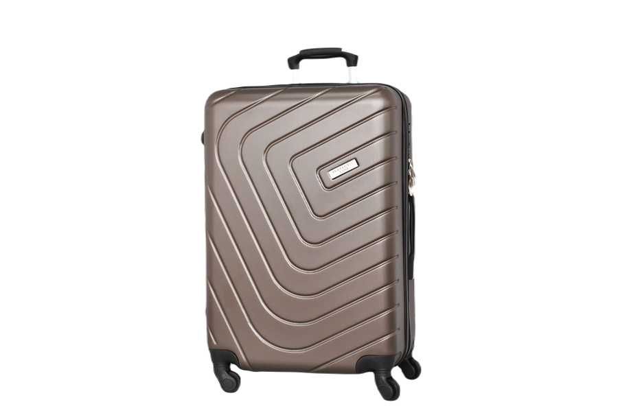 Куфар ABS среден 65 х 44 х 27см - Черен/Сив/Син