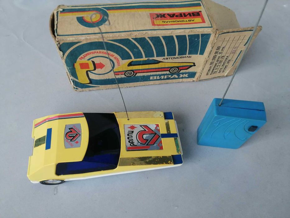 ВИНТИДЖ ИГРАЧКА, СССР, Спортна кола, Рали, Радиоуправляем модел.