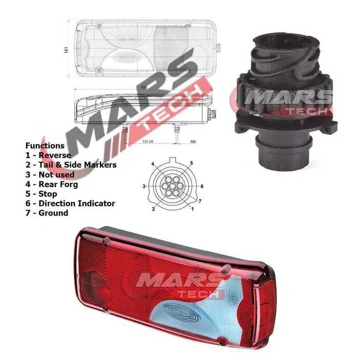 Стоп за МАН ТГА ТГЛ ТГМ ТГХ Е4 - марк / MAN TGA TGL TGM TGX / 2005 +