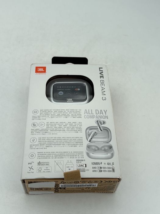 Jbl live beam 3, silver, sigilate, transport inclus