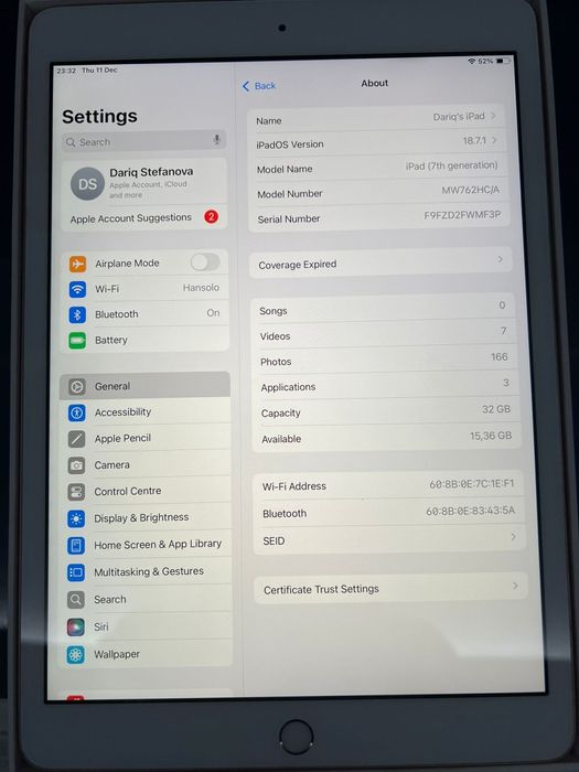 Таблет Apple ipad 7 Generation