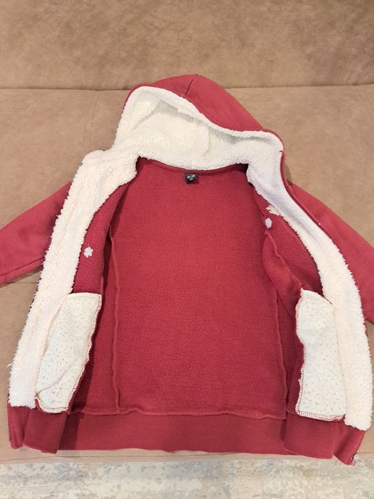 Тёплая кофта на замке