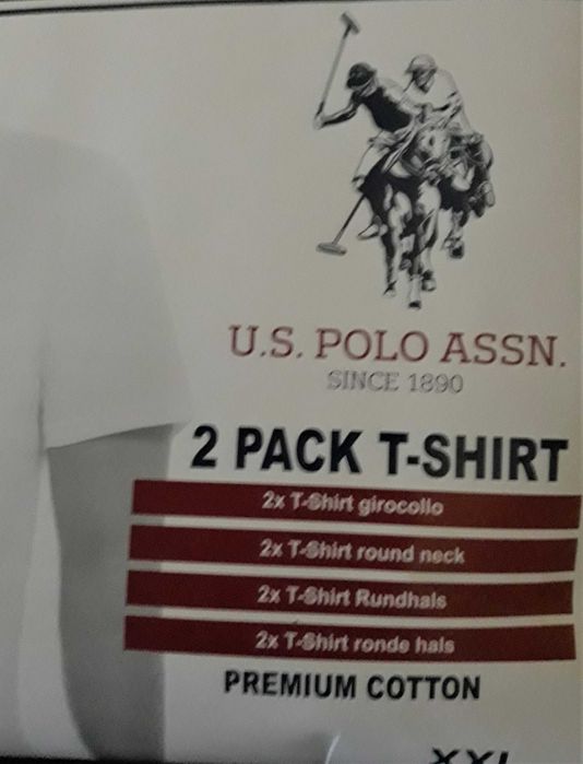 Тениска U.S. POLO ASSN-XXL,  комплект от 2 броя