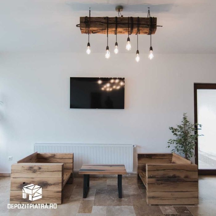 Travertin, Marmură si piatră