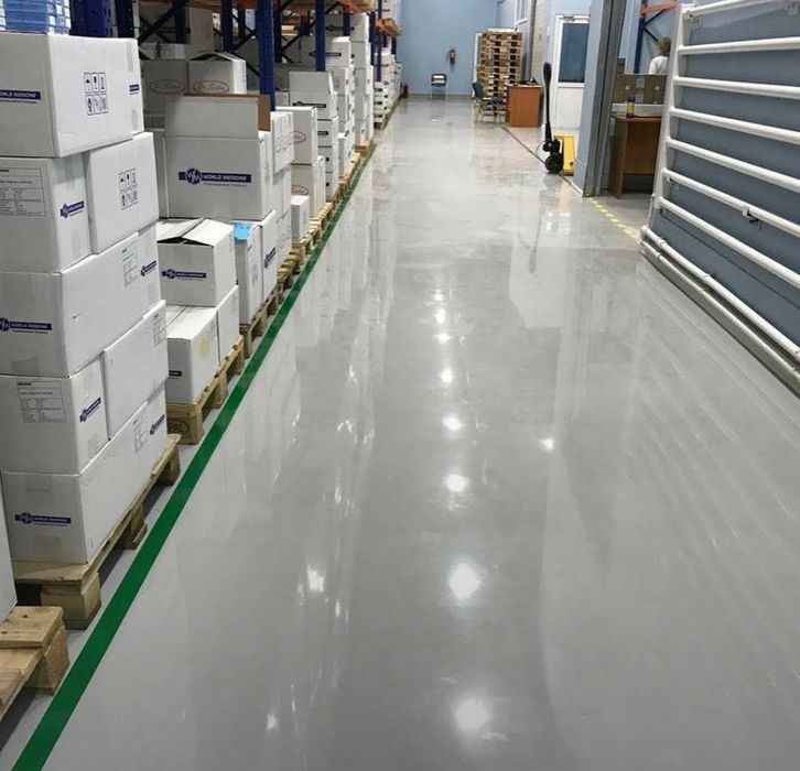 Полимер, Эпоксидный наливной пол