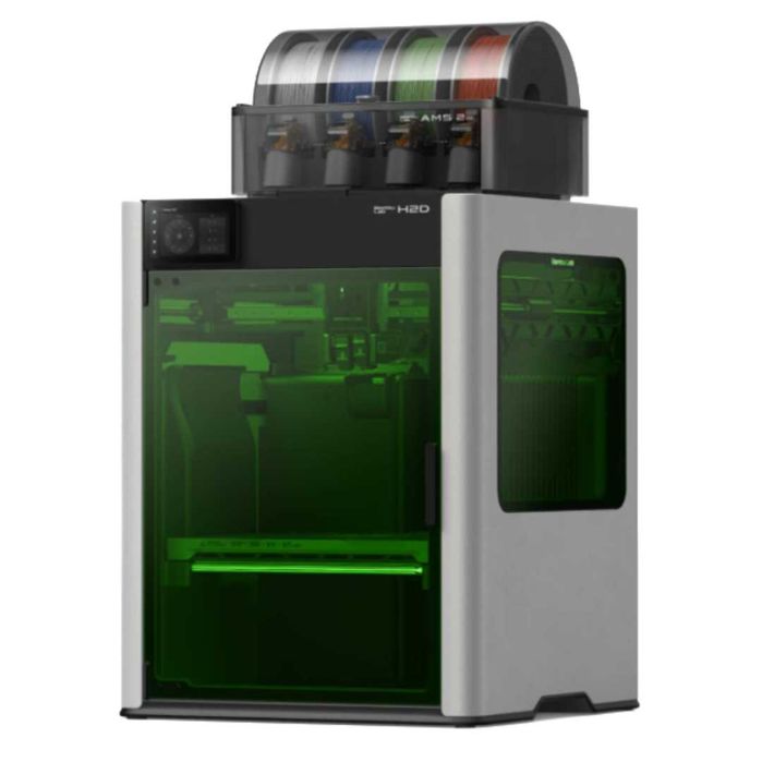 3D принтер – Bambu H2d 40W, почти нов, с AMS 2 Pro