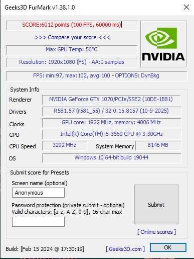 Placa Video Gaming Gainward Nvidia GTX 1070 8G IMPECABILA
