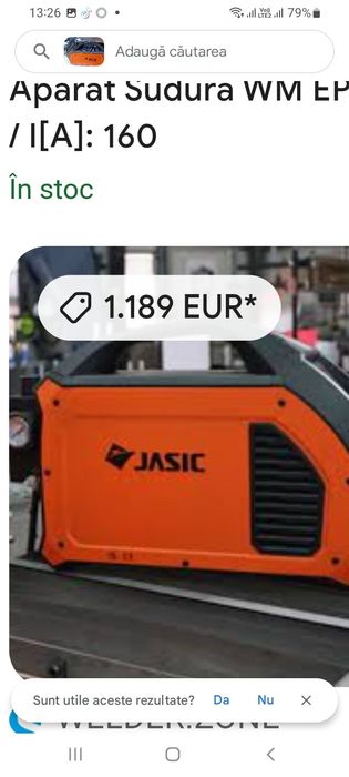 Invertor de sudura JASIC  ITALIA ARC 200  nou , 0 km