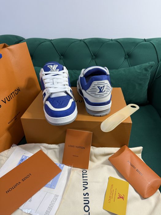 Adidasi Louis Vuitton Trainer piele naturala Full Box colectie noua
