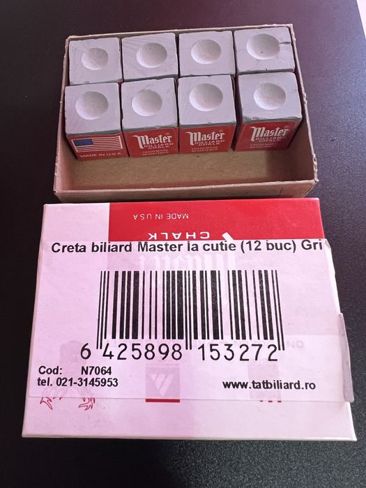 Creta pentru biliard Master la cutie