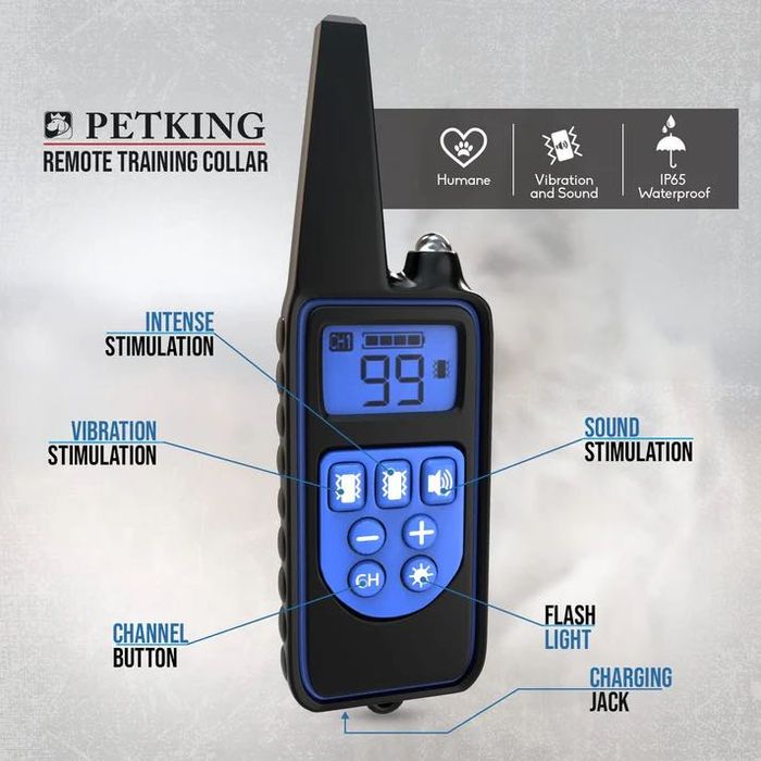 Zgarda dresaj caini cu telecomanda 300m,PETKING COLLAR,sigilat