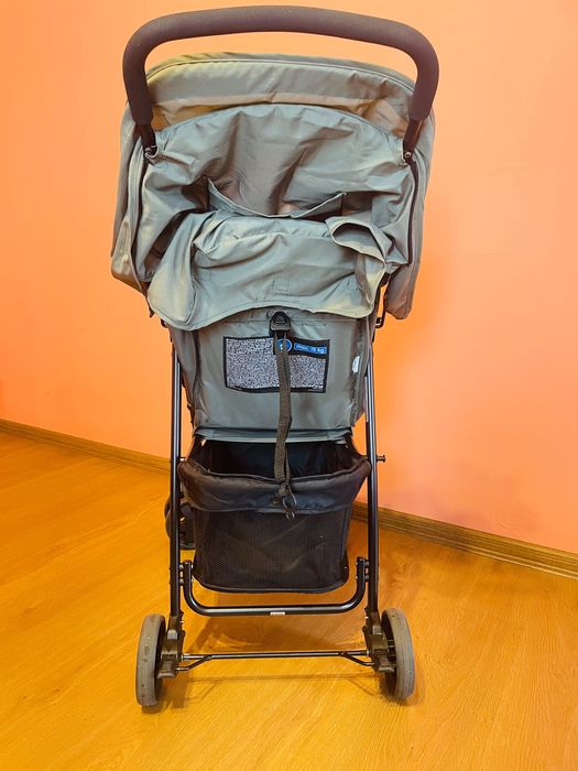 Hauck Buggy Sport Olive – лека сгъваема детска количка 5.9 кг с легнало положение, от раждане до 15 кг, голяма кошница за багаж
