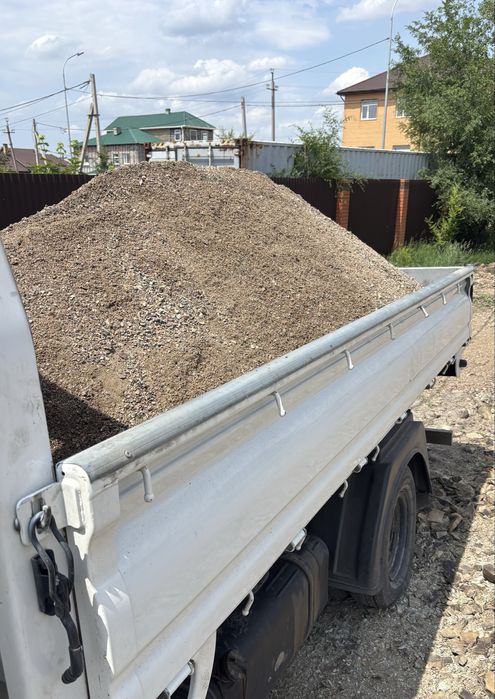 Доставка балласт шеббень песок отсев