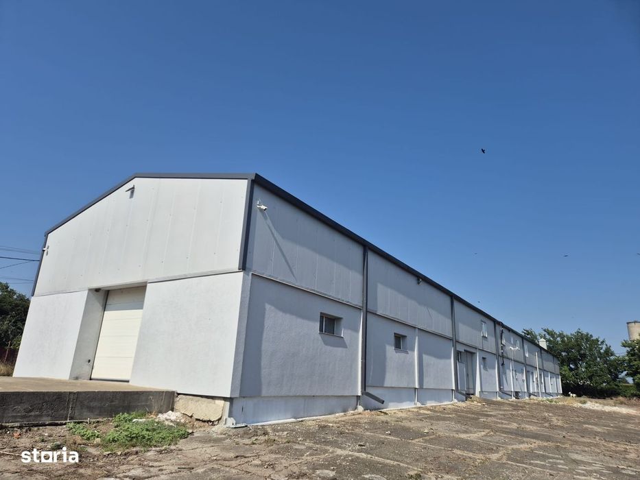 Hala 300 mp + 80 mp birouri, teren 1000 mp, mobilată - Catamarasti
