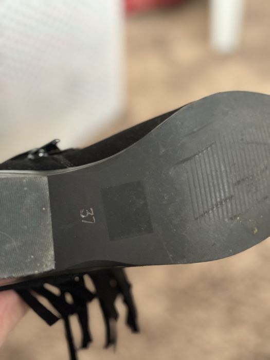 Borine cu franjuri, piele naturala 37