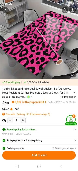 Стикер за мебели