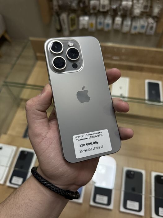 iPhone 15 Pro 128GB Natural Titanium 86%