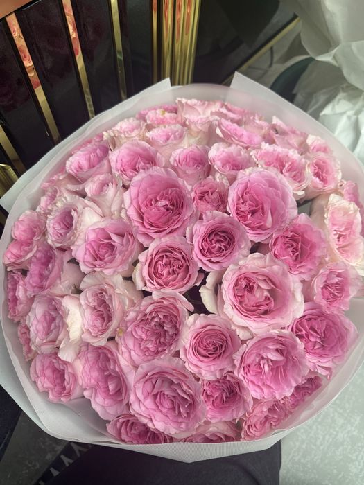 51штук пионовидные розы