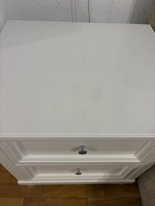 2 Noptiere din lemn masiv si mdf