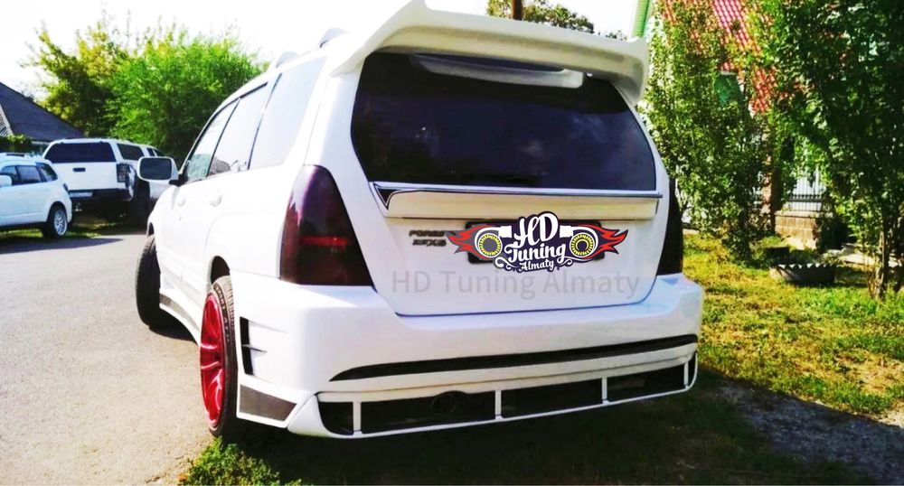 Бампер задний Custom HDTuning со сплиттером Subaru Forester SG