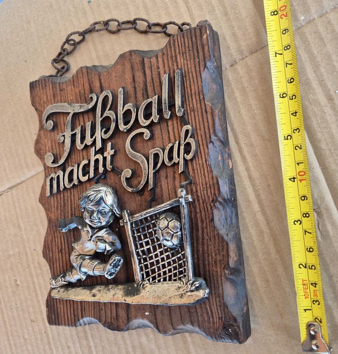 Декоративно пано,  дърво, бронз