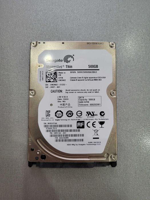 Жесткий диск/SSD диск 500 гб/GB