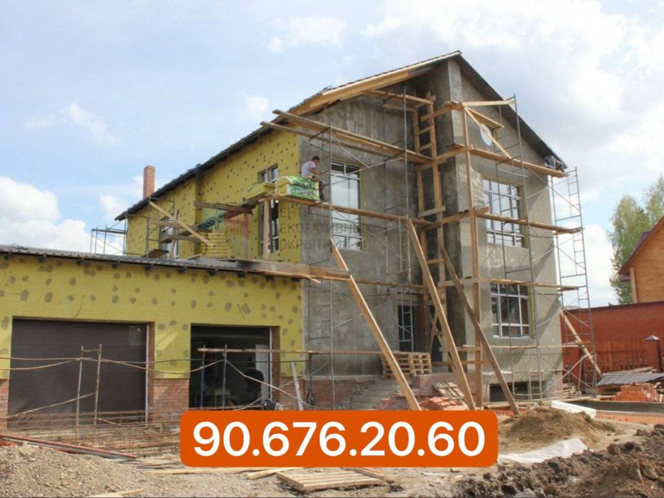 Базалет Утепление фасад ишини киламиз тез ва сифатли