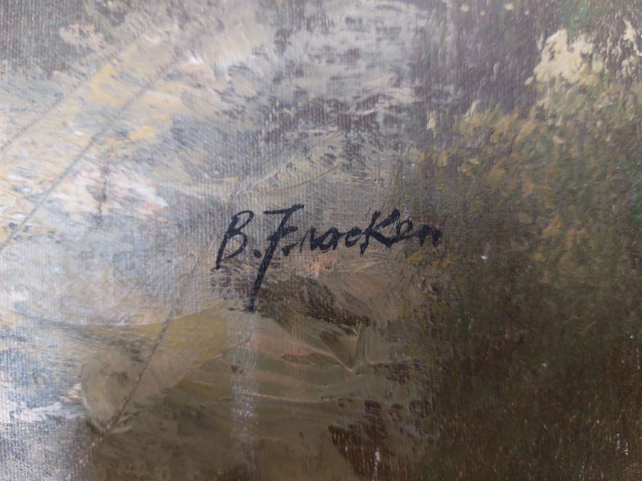 Картина холст масло автор. Европа