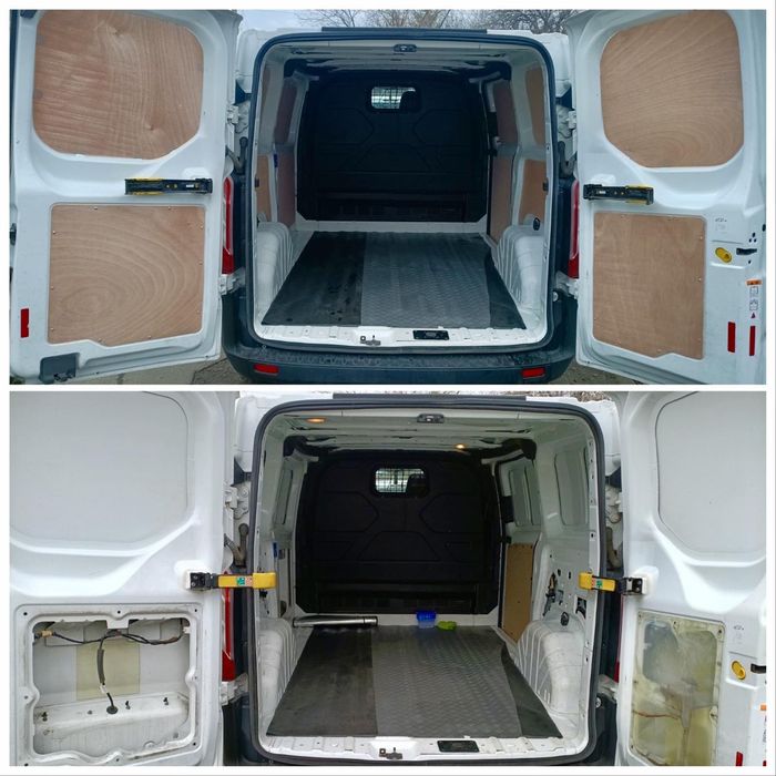 Монтиране на дървен под и страници за бус и товарни автомобили