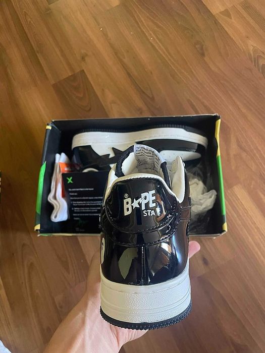Bape Sta Patent Leather (Black&White)