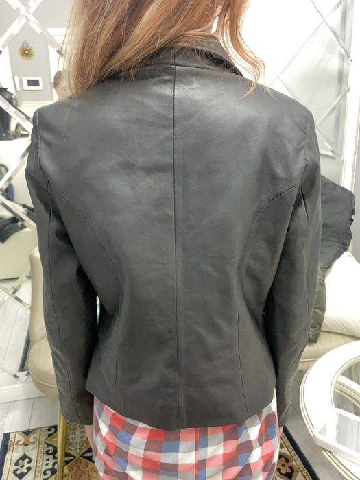 Кожаная куртка XS размера