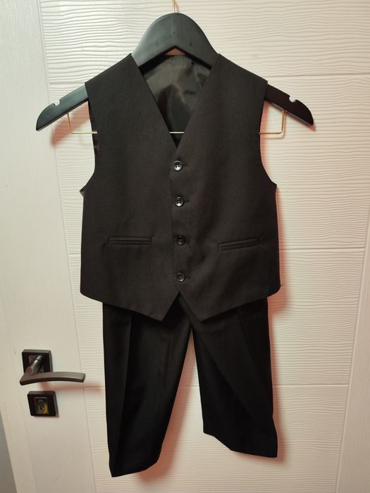 Set costum negru băiat 5 ani