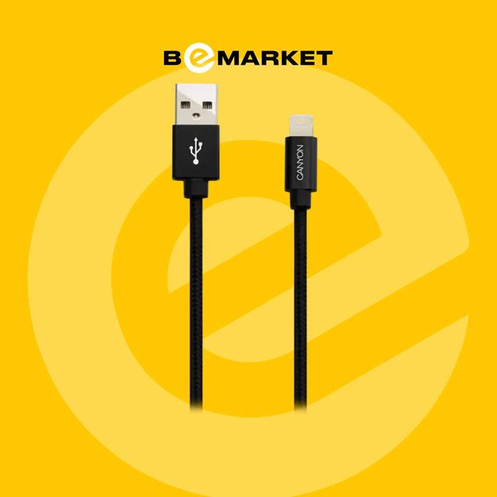 Кабель Canyon Lightning MFI CNS-MFIC3B Black
