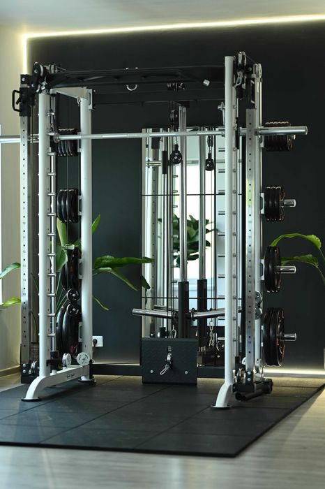 Power Rack Maxxus 10.1 Power Rack + Bancă Multifuncțională (Leg Curl ...