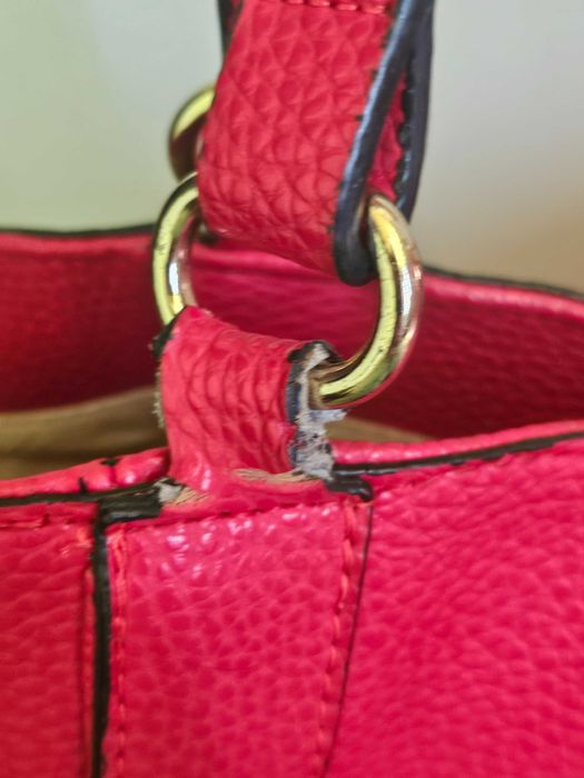 Gucci дамска червена чанта