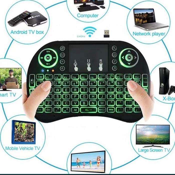 I8 Mini keyboard tv box uchun mini klaviatura
