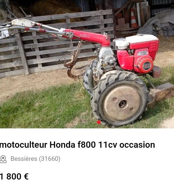 Motocultor Honda F800