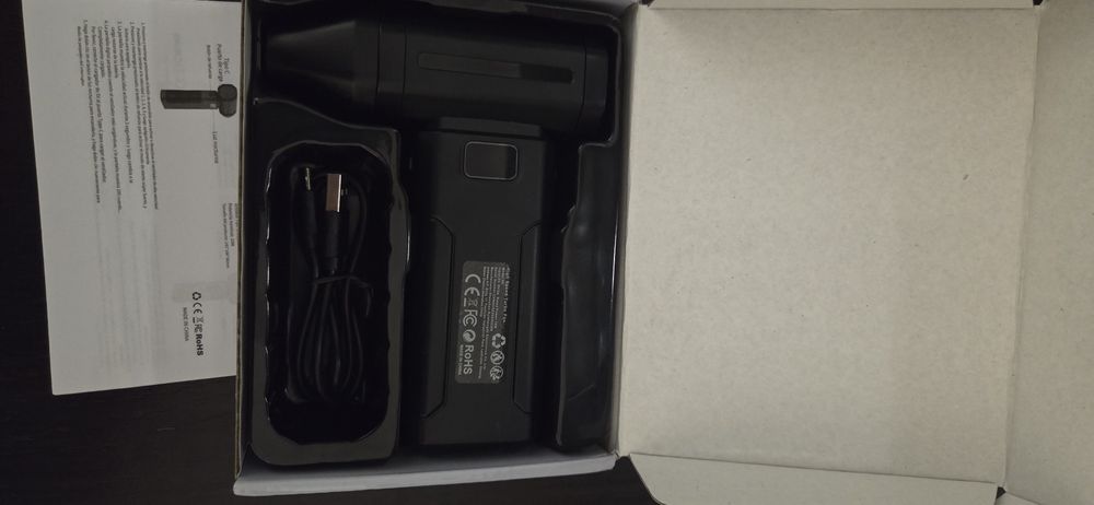 Suflanta portabila cu afisaj digital, ventilator turbo