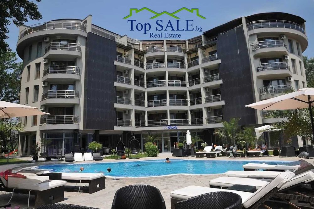 Уютен апартамент с 1 спалня без поддръжка в центъра на Сл. Бряг