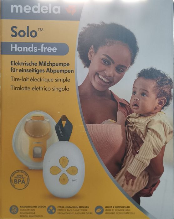 Eлектрическа помпа за кърма Medela Solo Hands-Free Двуфазна