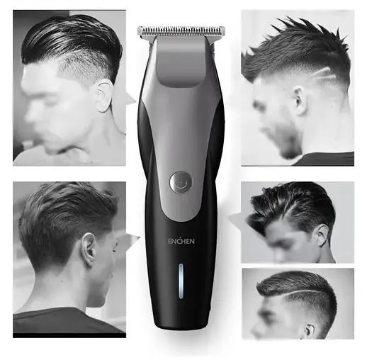 Машинка для стрижки волос Xiaomi Enchen Hummingbird, с 3 насадками