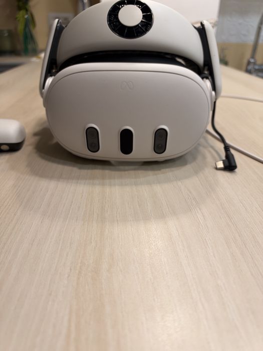 META Quest 3, VR, 512GB, Alb + curea BOBOVR S3 PRO