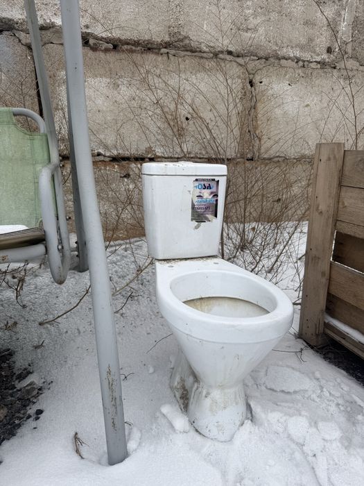 Унитаз с бочком советский