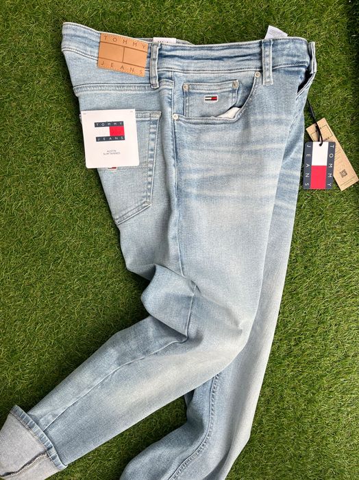 Мъжки дънки : TOMMY JEANS Austin Slim Tapered Jeans Blue  32x32