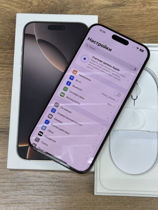 iPhone 16pro max 5G 256gb HX/A EAC desert titanium в нулёвом сост.