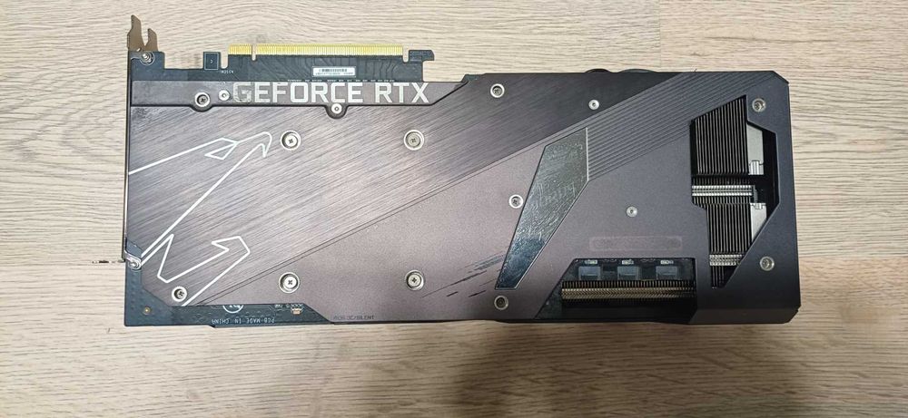 Gigabyte AORUS RTX 3080 Master 10GB - Перфектна, с LCD дисплей